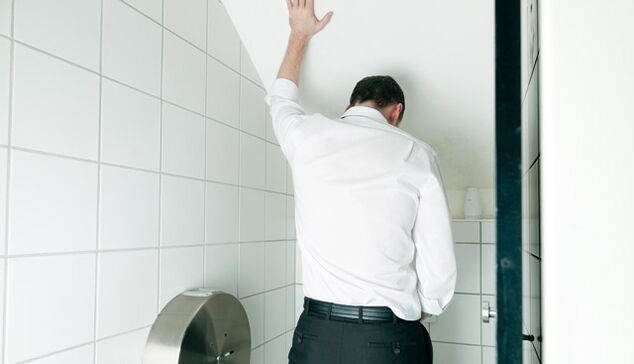 urine and discharge from the penis